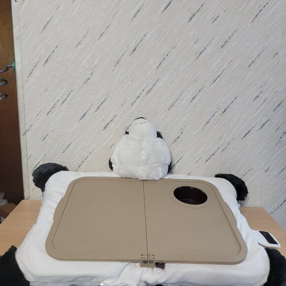 Panda | Laptop Tray | Pillow Pet | Cup Holder - Picture 2 of 5